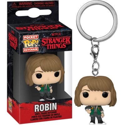 Chaveiro Funko Pop Robin (Pocket Keychain Stranger Things)