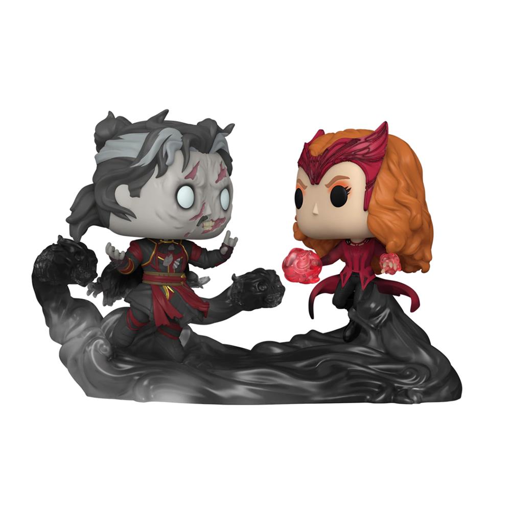 Funko Pop Dead Strange & The Scarlet Witch 1027 (Marvel Moments) (Doctor Strange 2) (Feiticeira Escarlate)