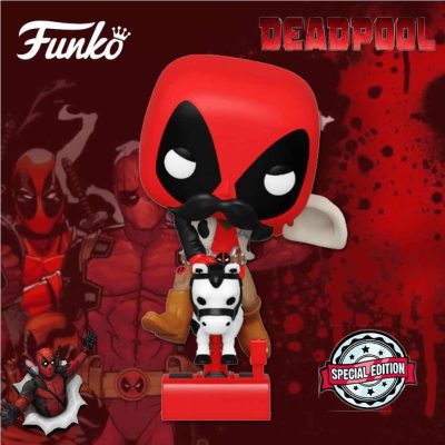 Funko Pop Deadpool Sheriff Riding Horsey 99 (Rides) (Limited Edition)