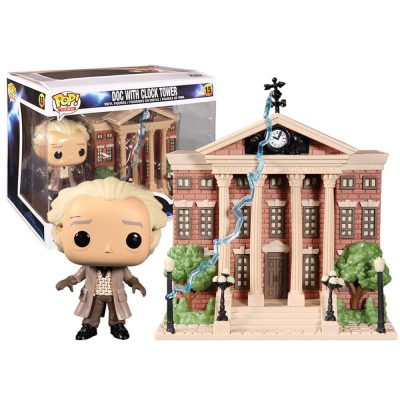 Funko Pop Doc With Clock Tower 15 (Back To Future) (Town) (De Volta Para O Futuro)