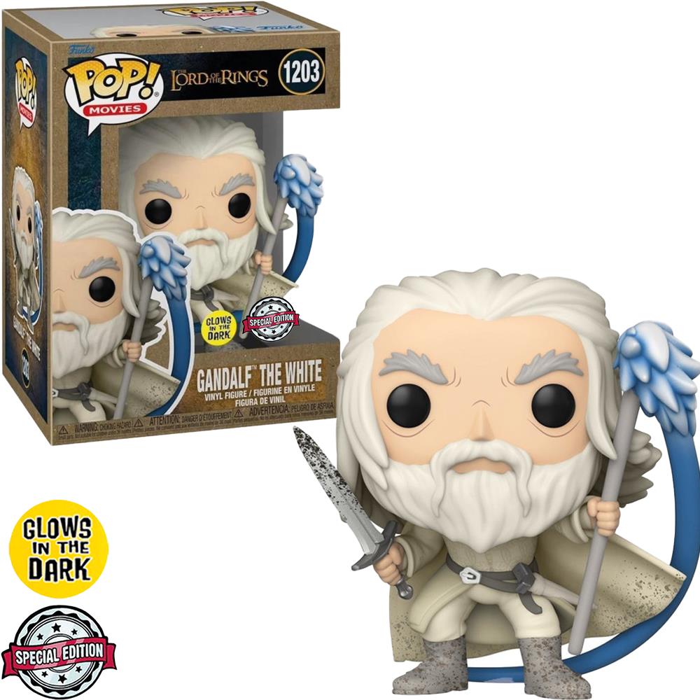 Funko Pop Gandalf The White 1203 (Glows) (O Senhor Dos Aneis) (Special Edition)