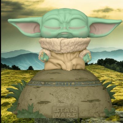 Funko Pop Grogu Using The Force 485 (Com Som E Luzes) (Baby Yoda) (Star Wars - The Mandalorian)