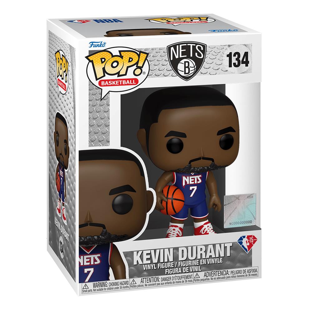 Funko Pop Kevin Durant 134 (Brooklyn Nets) (Nba Basketball) (Jogador De Basquete)