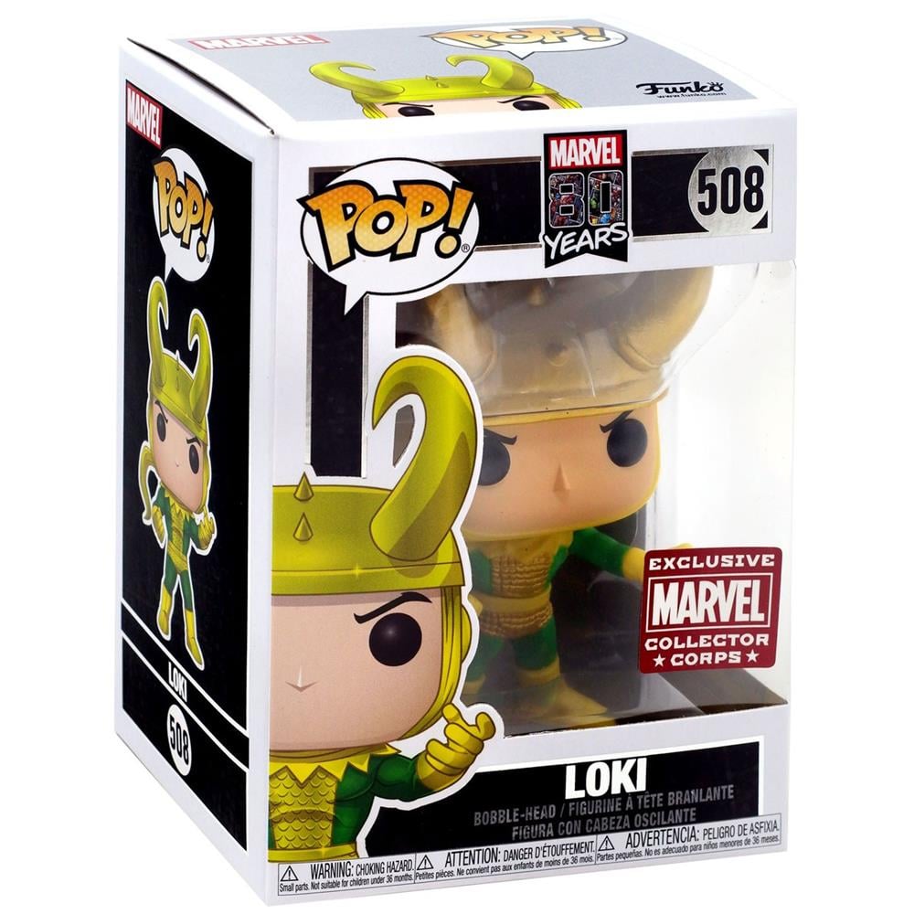 Funko Pop Loki 508 (Marvel 80 Years) (Exclusive Marvel Collector Corps)