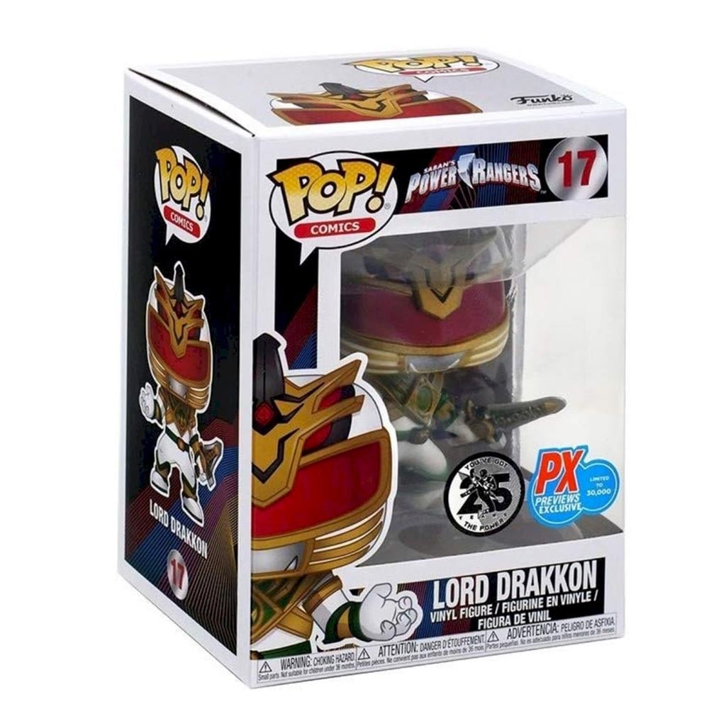 Funko Pop Lord Drakkon 17 (Power Rangers 25Th Anniversary) (Comics) (Px Exclusive Limitada 30.000 Unidades)