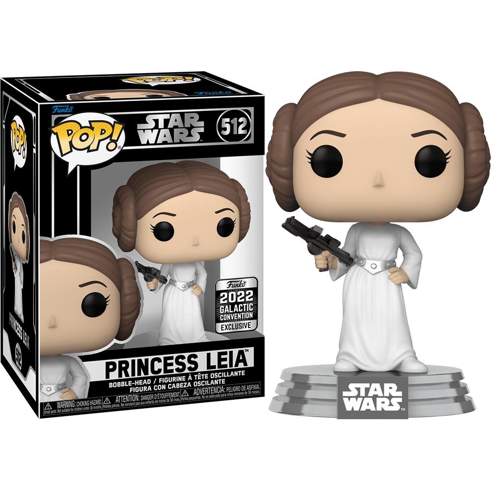 Funko Pop Princesa Leia 512 (Star Wars) (2022 Galactic Convention Exclusive)