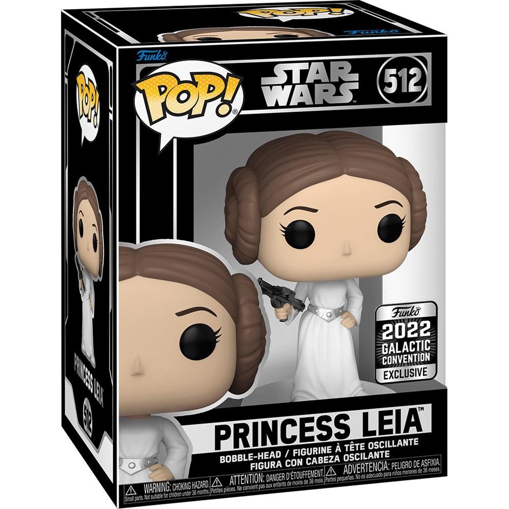 Funko Pop Princesa Leia 512 (Star Wars) (2022 Galactic Convention Exclusive)