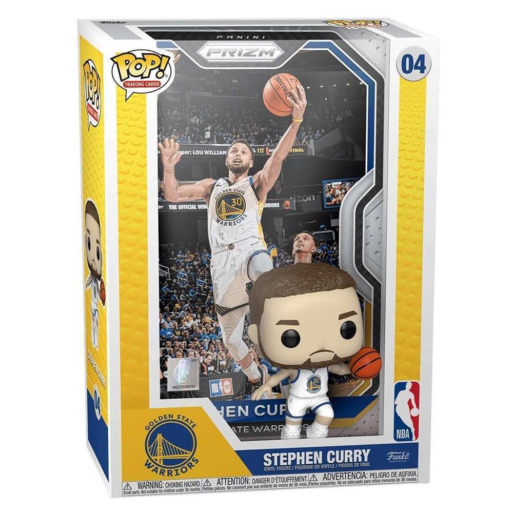 Funko Pop Stephen Curry 04 (Trading Cards) (Basketball Nba) (Jogador Basquete)