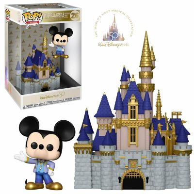 Funko Pop Town Castelo Cinderella E Mickey Mouse 26 (Walt Disney 50Th Anniversary)