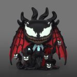 Funko Pop Venom On Throne 965 (Deluxe) (Glows) (Marvel) (Special Edition)