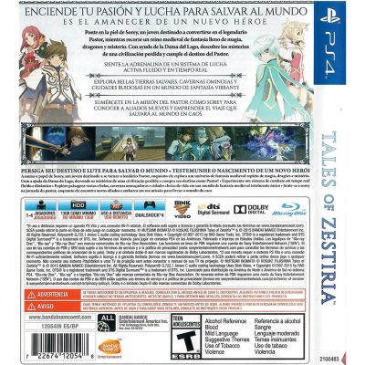 Tales Of Zestiria Ps4 (Jogo Mídia Física)