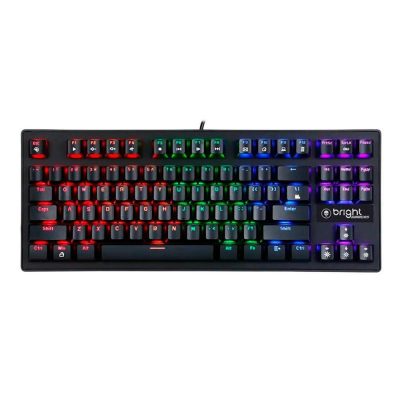 Teclado Mecânico Gamer Bright Compact, Led, Switch Blue, Us - Gtc559