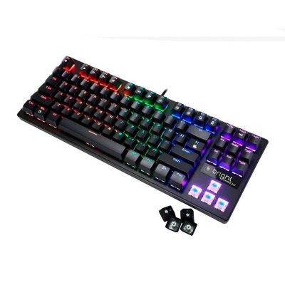 Teclado Mecânico Gamer Bright Compact, Led, Switch Blue, Us - Gtc559