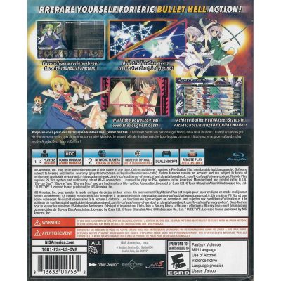 Touhou Genso Rondo Bullet Ballet Ps4 (Jogo MĂdia FĂsica)