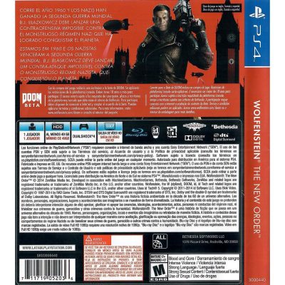 Wolfenstein The New Order Ps4 (Jogo MÃdia FÃsica)
