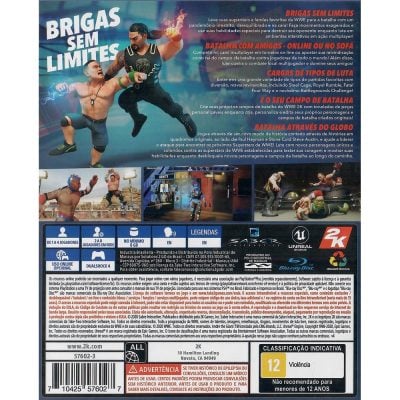Wwe 2K Battle Grounds Ps4 - Jogo Mídia Física