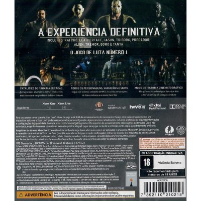 Mortal Kombat Xlxbox One (Jogo MÃdia FÃsica)