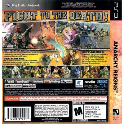 Anarchy Reigns Ps3