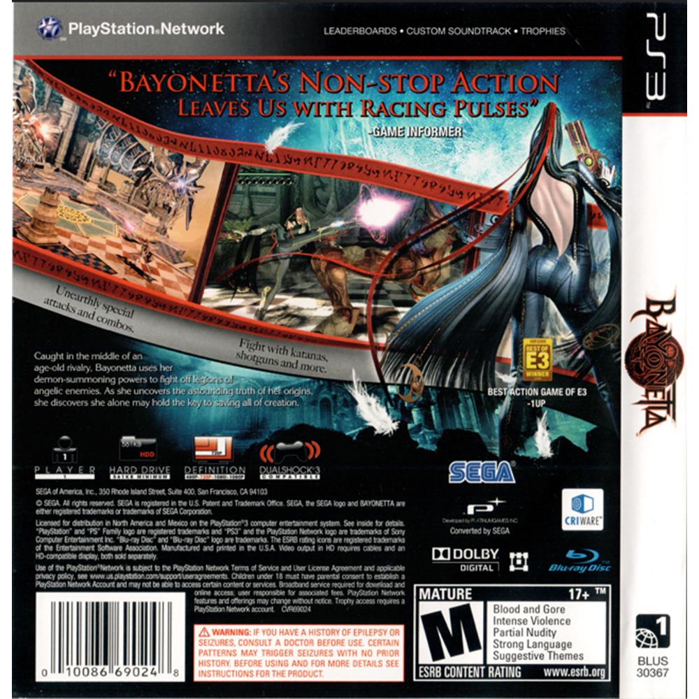 Jogo Bayonetta - PS3 - MeuGameUsado