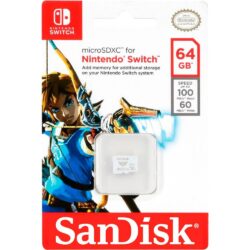 Cartão De Memória 64Gb Oficial Nintendo Switch Sandisk Micro Sdxc Memory Card