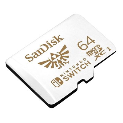 Cartão De Memória 64Gb Oficial Nintendo Switch Sandisk Micro Sdxc Memory Card