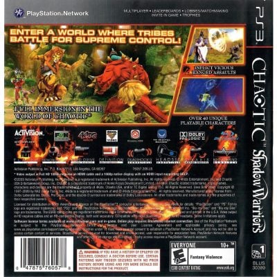 Chaotic Shadow Warriors Ps3