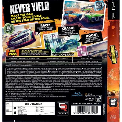 Dirt Showdown Ps3 (Jogo MÃdia FÃsica) (Asiatico)