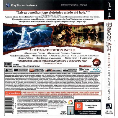Dragon Age Origins Ultimate Edition Ps3