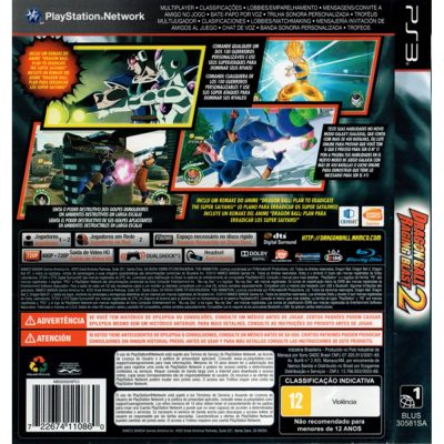 Dragon Ball Raging Blast 2 Ps3 (Jogo MÃdia FÃsca) (Dbz)