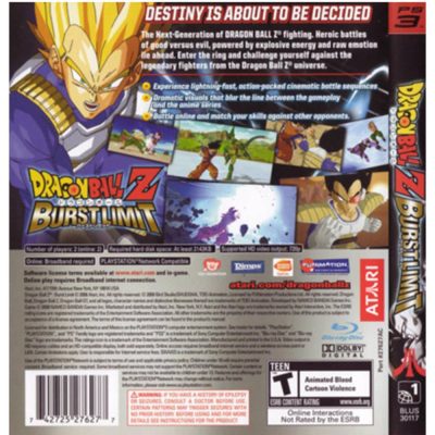 Dragon Ball Z Burst Limit Ps3 #1