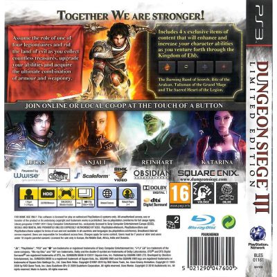 Dungeon Siege Iii Ps3