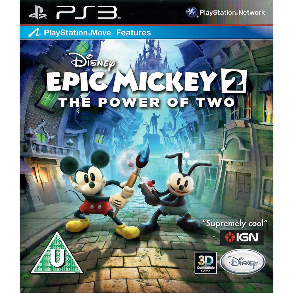 Epic Mickey 2 The Power of Two PS3 (Jogo Mídia Física Playstation 3)  (Seminovo) - Arena Games - Loja Geek