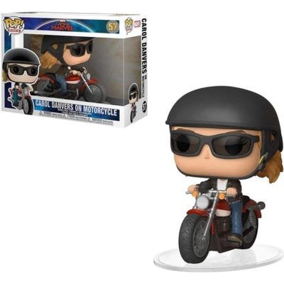 Funko Pop Carol Danvers On Motorcycle 57 (Captain Marvel) (Rides) (Vaulted)
