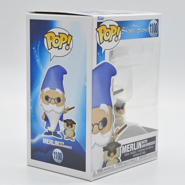 Funko Pop Merlin With Archimedes 1100 (The Sword In The Stone) (Disney) #1