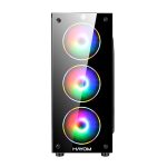 Gabinete Gamer Hayom Mid Tower Com 4 Fans Rgb Gb1709 Gabinete Gamer Hayom Mid Tower Com 4 Fans Rgb Gb1709