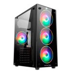 Gabinete Gamer Hayom Mid Tower Com 4 Fans Rgb Gb1709 Gabinete Gamer Hayom Mid Tower Com 4 Fans Rgb Gb1709