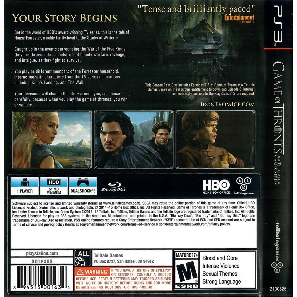 game of thrones - jogo rpg para playstation 3 - Retro Games