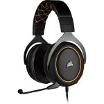 Headset Gamer Corsair Hs60 Pro Surround 7.1 Preto/Amarelo Drivers 50Mm Ca-9011214-Na (Novo)