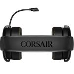 Headset Gamer Corsair Hs60 Pro Surround 7.1 Preto/Amarelo Drivers 50Mm Ca-9011214-Na (Novo)
