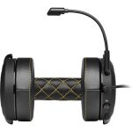 Headset Gamer Corsair Hs60 Pro Surround 7.1 Preto/Amarelo Drivers 50Mm Ca-9011214-Na (Novo)