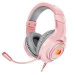 Headset Gamer Redragon Hylas Rosa H260-P Headset Gamer Redragon Hylas Rosa H260-P