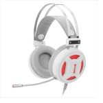 Headset Gamer Redragon Minos Lunar White, Usb, Driver 50Mm, Plug And Play, Branco - H210w