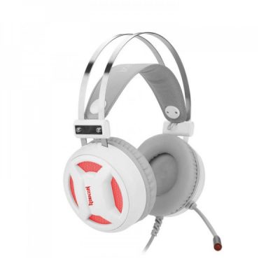Headset Gamer Redragon Minos Lunar White, Usb, Driver 50Mm, Plug And Play, Branco - H210w