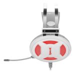Headset Gamer Redragon Minos Lunar White, Usb, Driver 50Mm, Plug And Play, Branco - H210w
