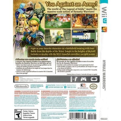 Hyrule Warriors Nintendo Wii U (Jogo Mídia Física)