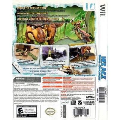 Ice Age Dawn Of The Dinosaurs Nintendo Wii #1 (Jogo MÃdia FÃsica)