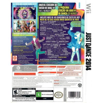 Just Dance 2014 Nintendo Wii (Jogo Mídia Física)