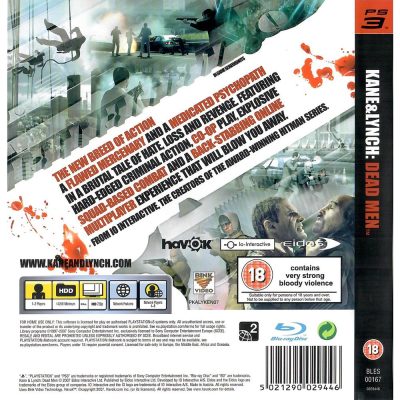 Kane Lynch Dead Men Ps3