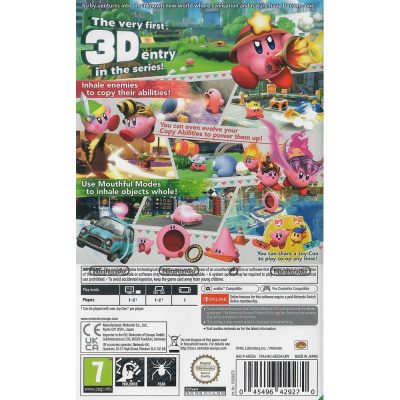 Kirby And The Forgotten Land Nintendo Switch (Jogo MÃdia FÃsica)