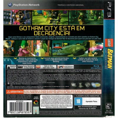 Lego Batman The Videogame Ps3 (Sem Manual)